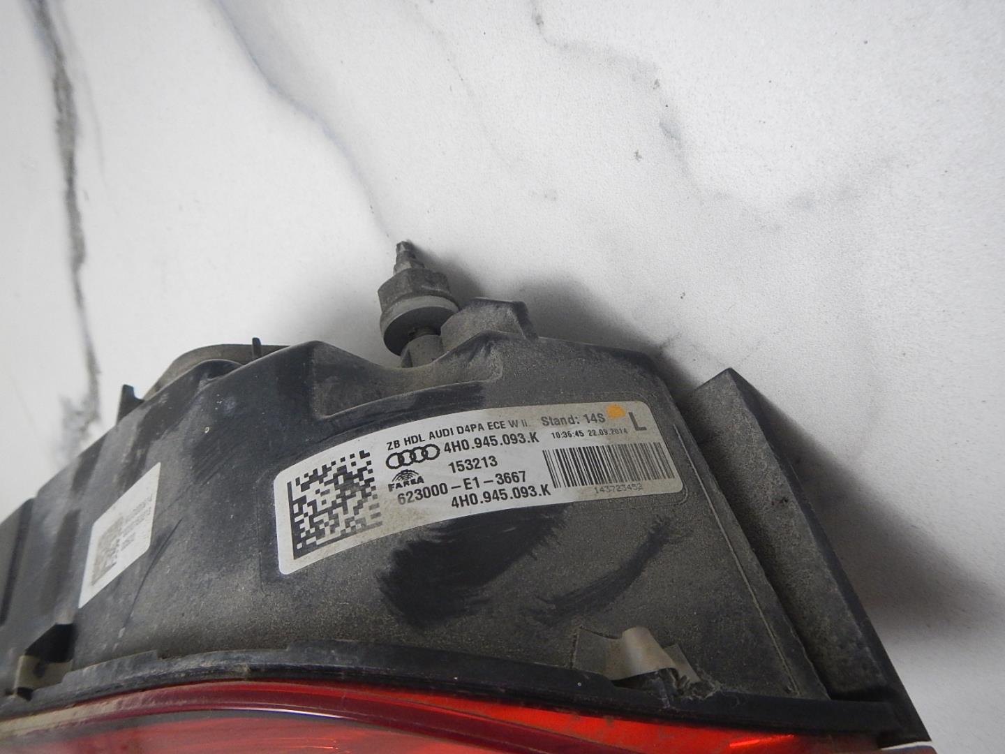 Фонарь задний внутренний левый