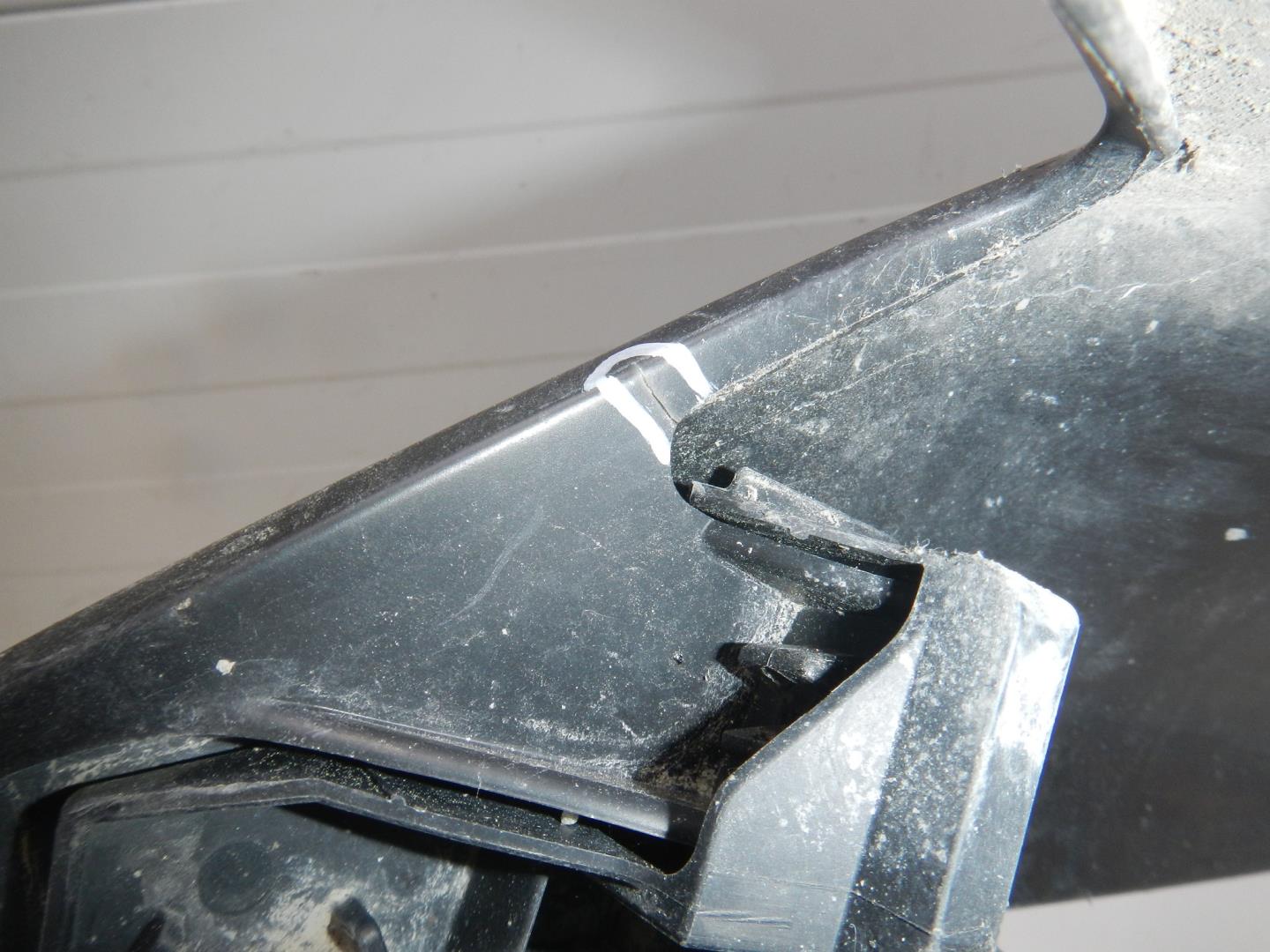 Накладка заднего бампера левая