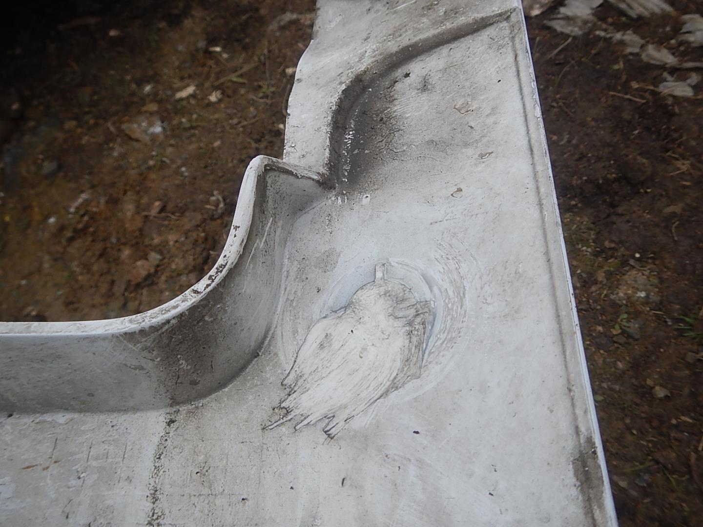 Накладка переднего бампера правая