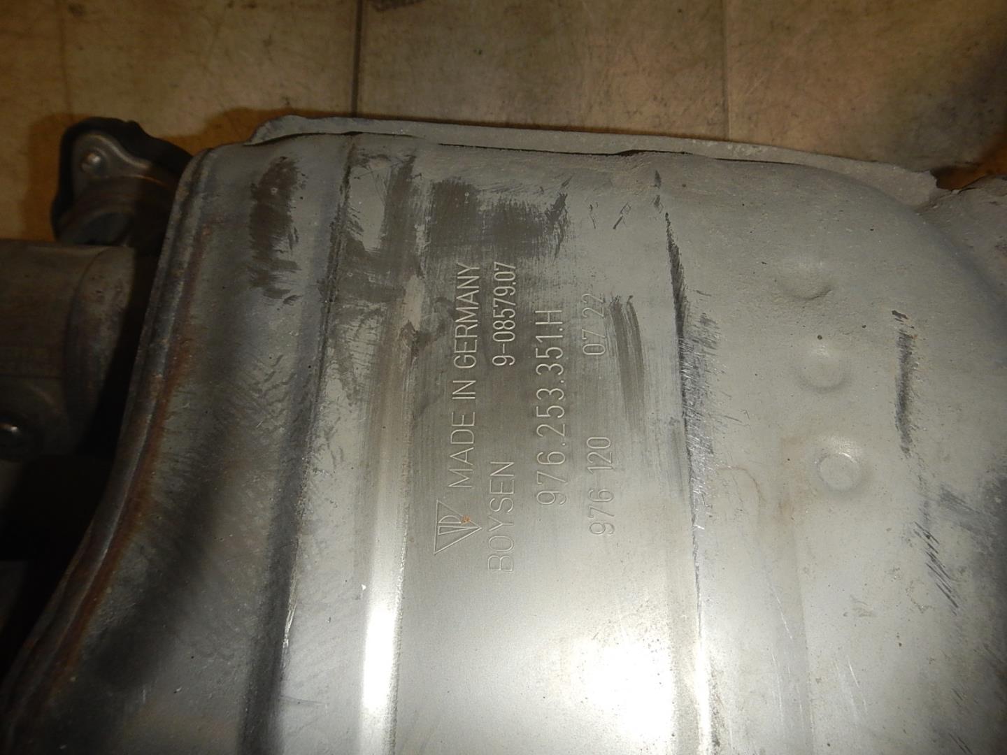 Глушитель основной / задняя часть