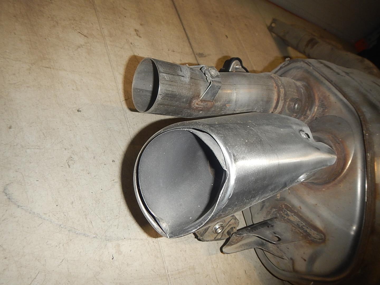 Глушитель основной / задняя часть