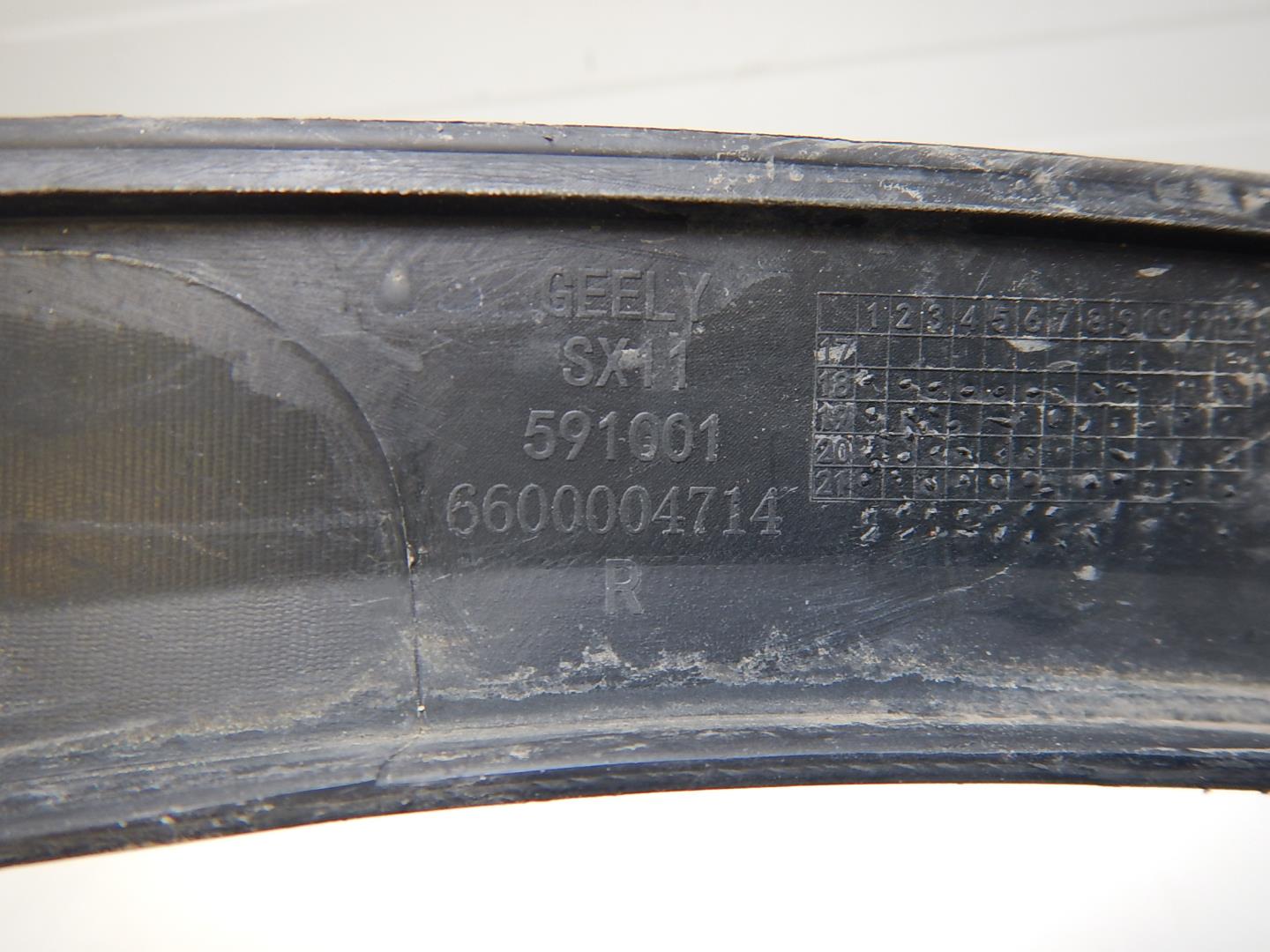 Накладка на крыло