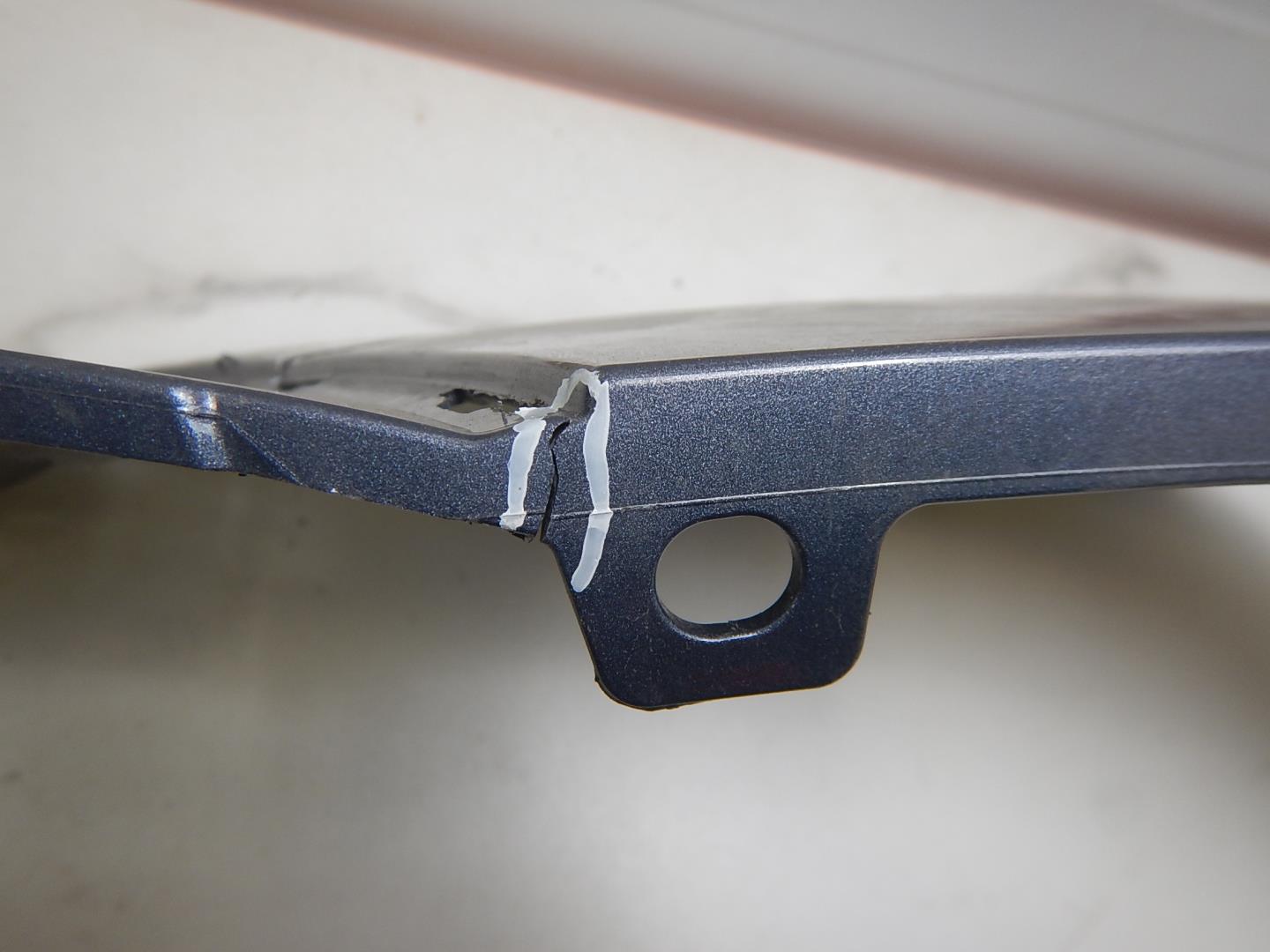 Накладка заднего бампера левая