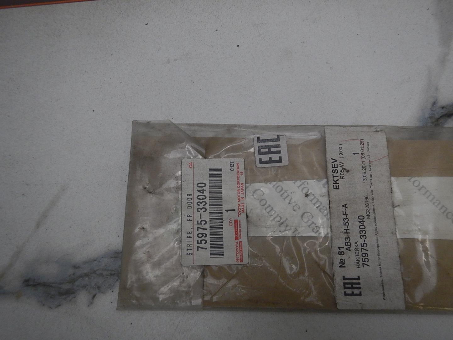 Накладка двери передней правой