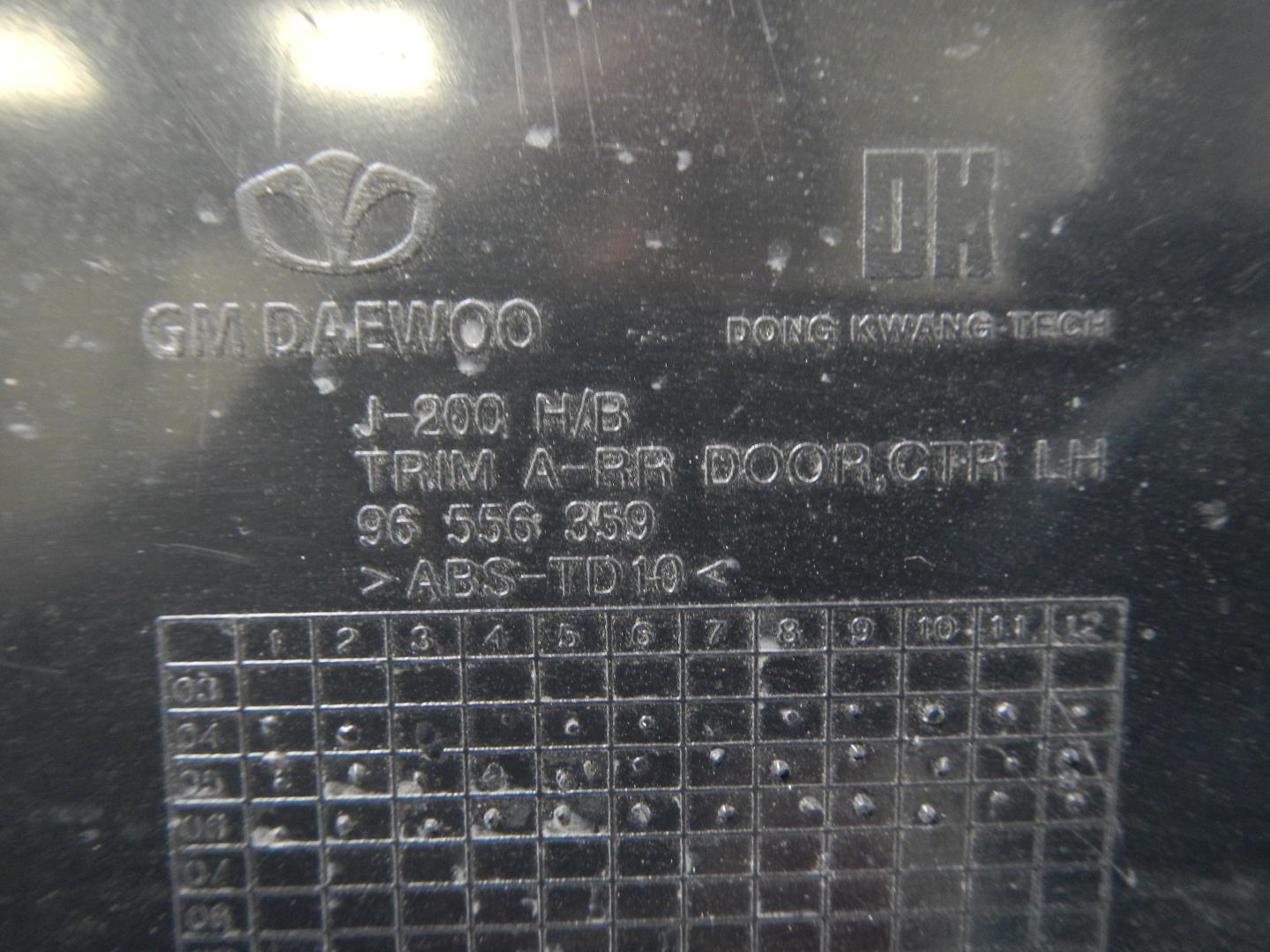 Обшивка двери задней левой