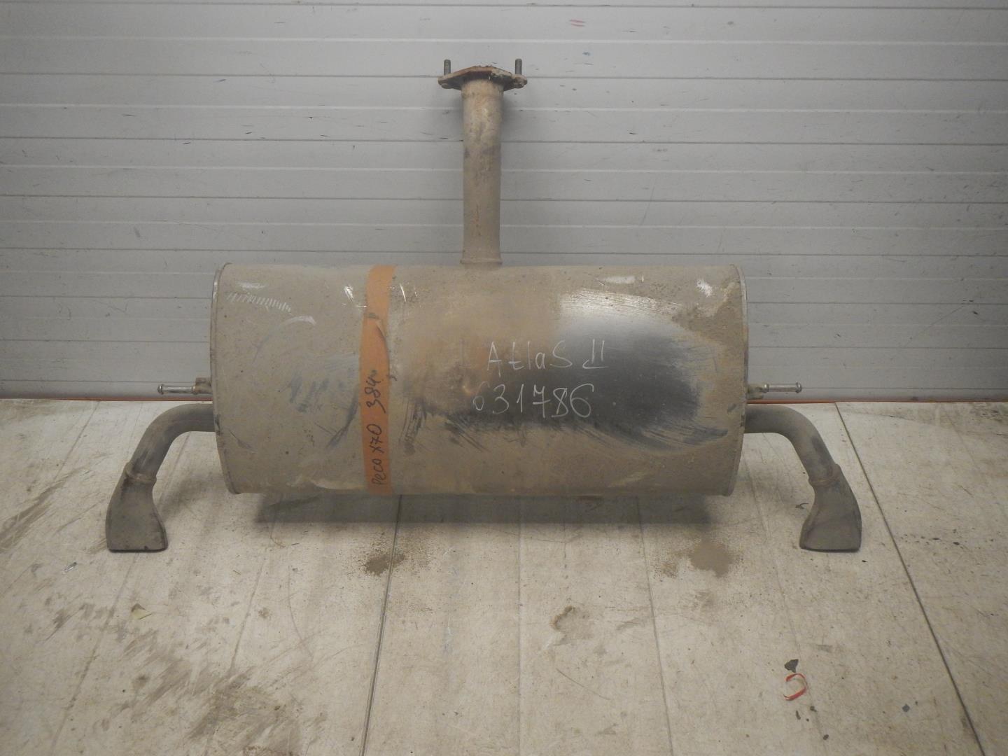 Глушитель основной / задняя часть