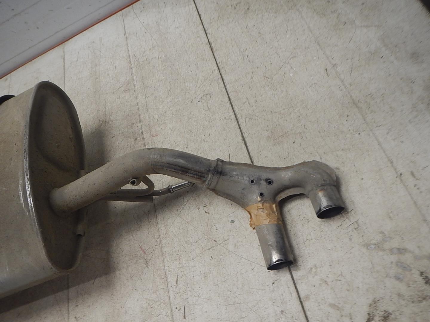 Глушитель основной / задняя часть