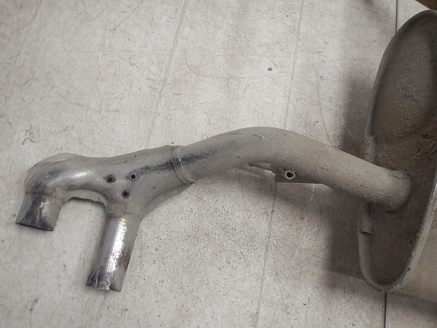 Глушитель основной / задняя часть