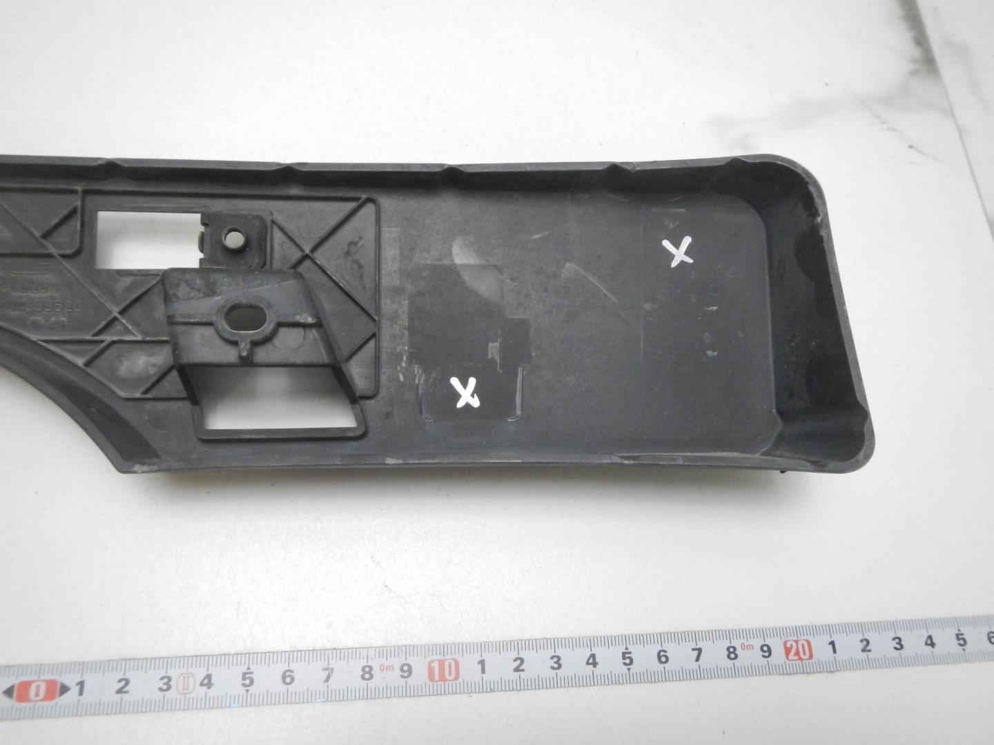 Накладка переднего бампера под номер