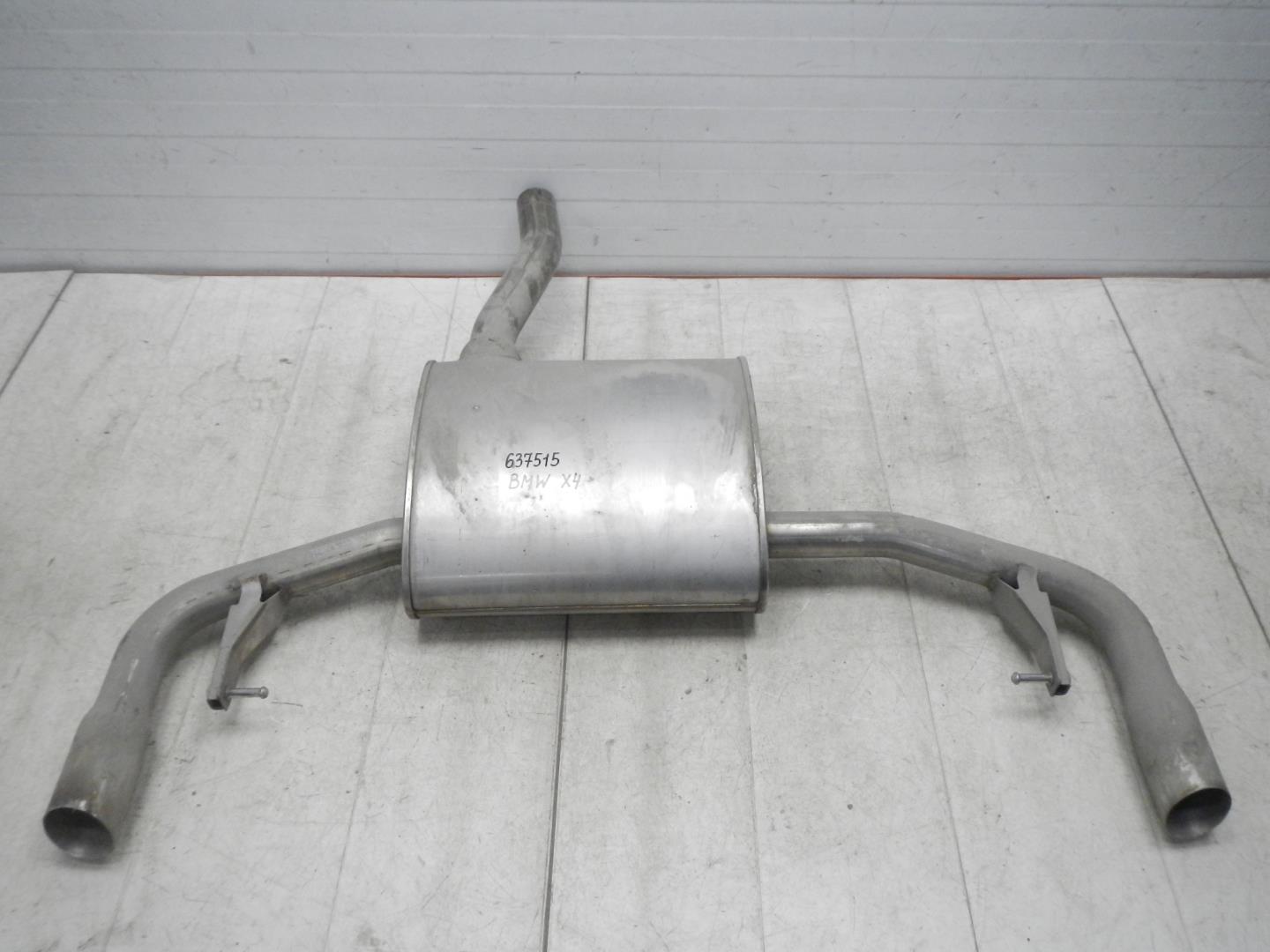 Глушитель основной / задняя часть