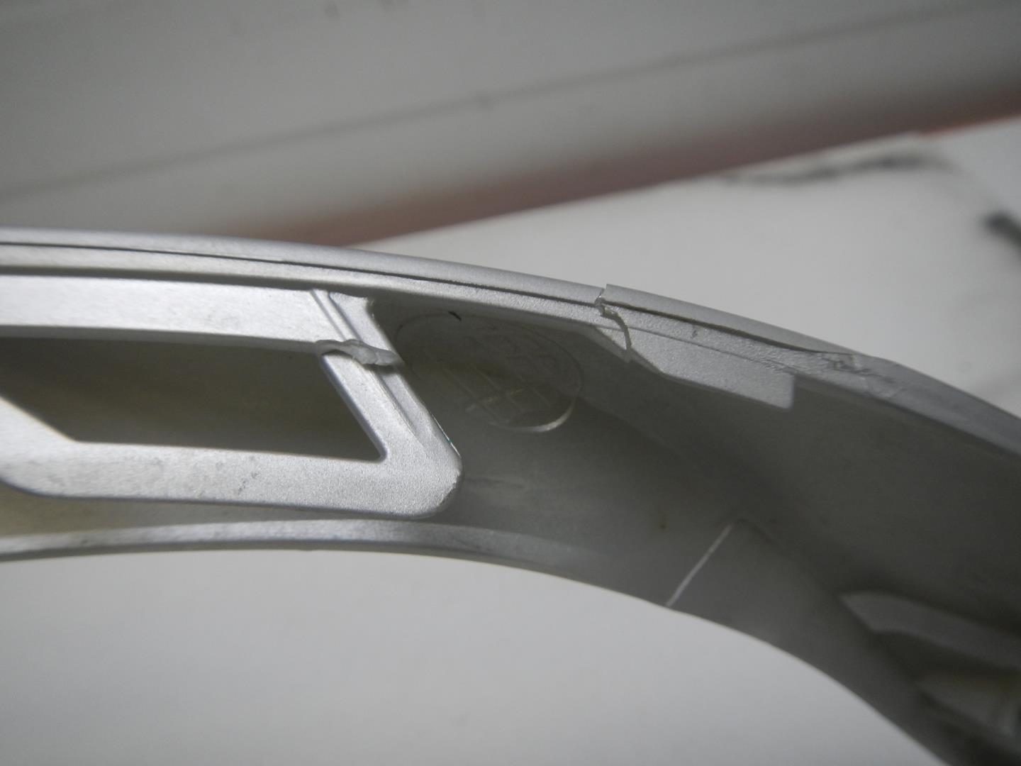 Накладка переднего бампера левая