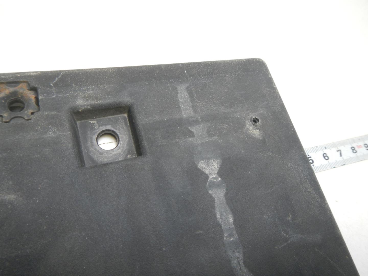 Накладка переднего бампера под номер