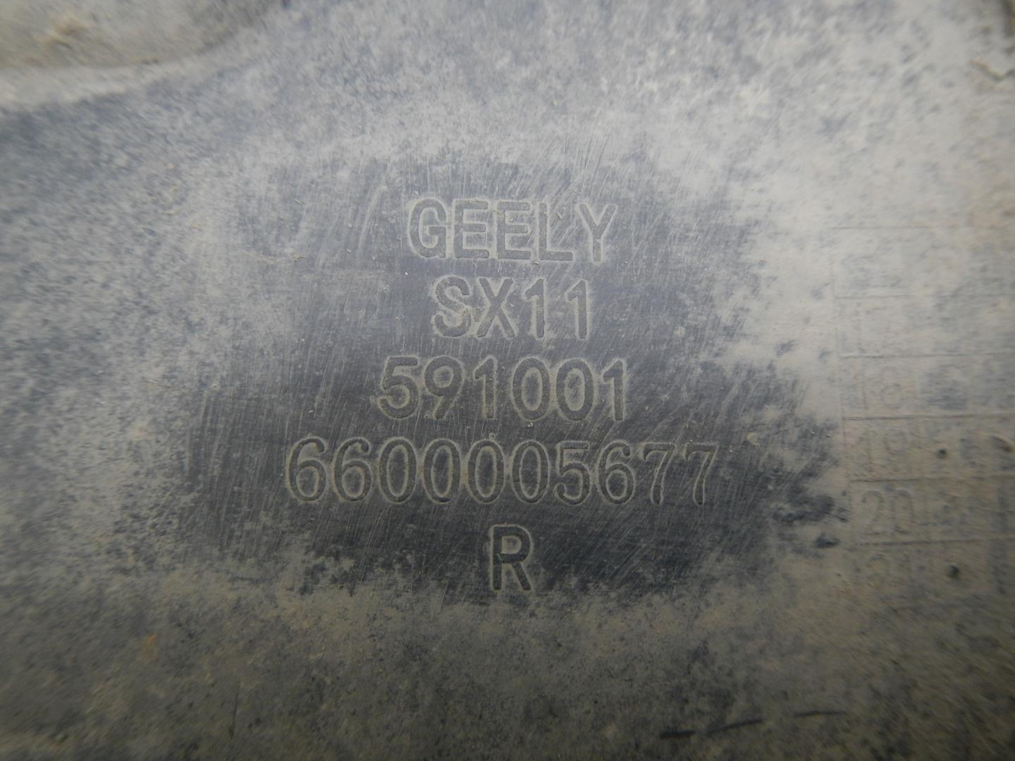 Пыльник двигателя боковой правый