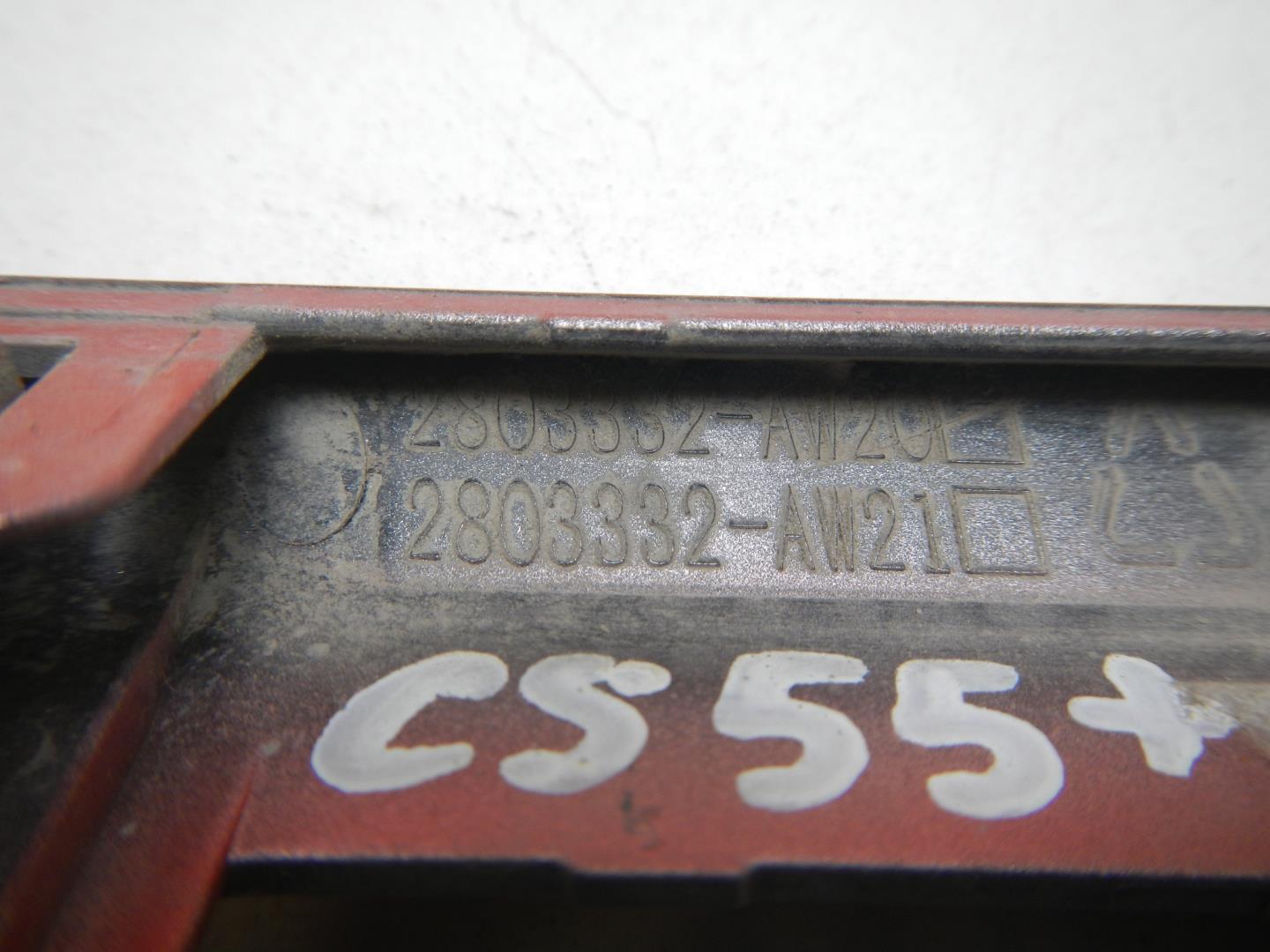 Накладка переднего бампера левая