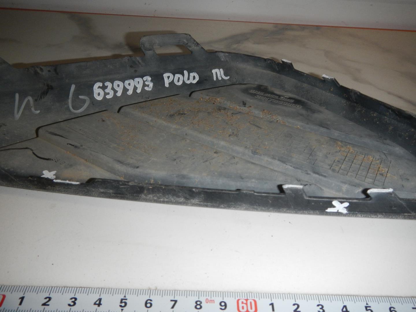 Решетка в бампер левая