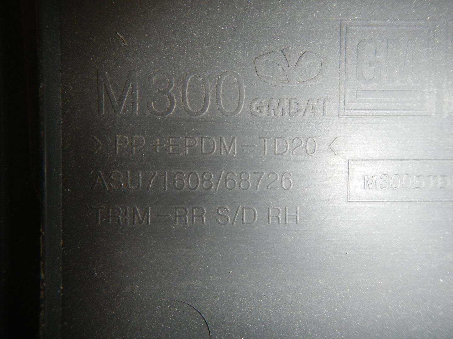 Обшивка двери задней правой