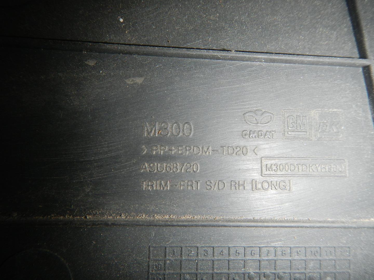 Обшивка двери передней правой