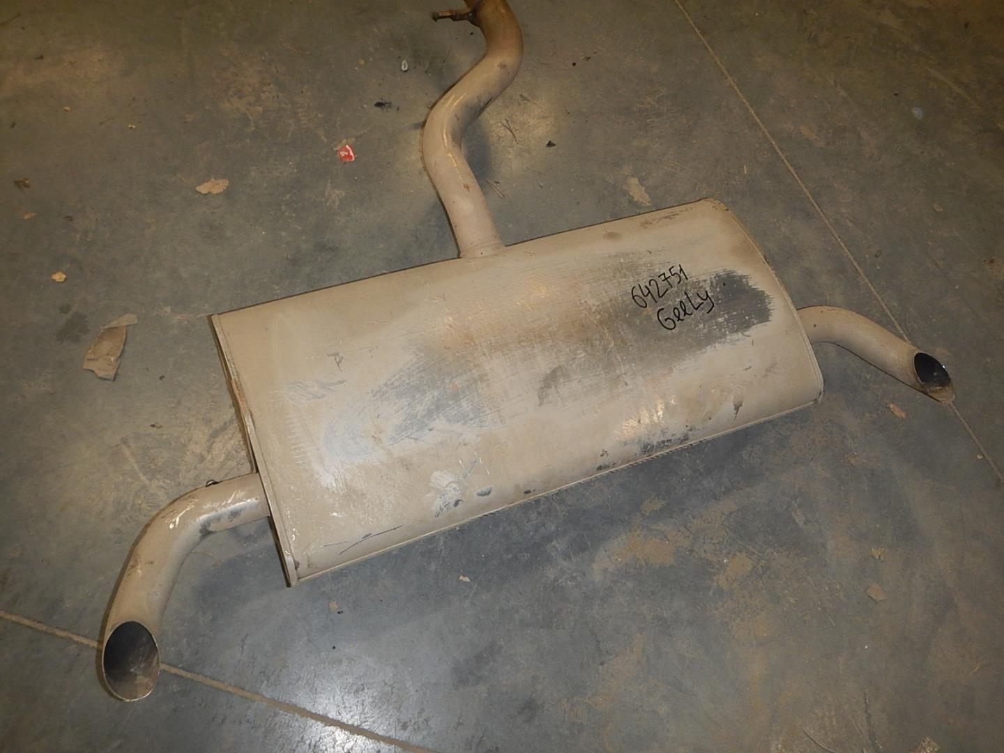 Глушитель основной / задняя часть