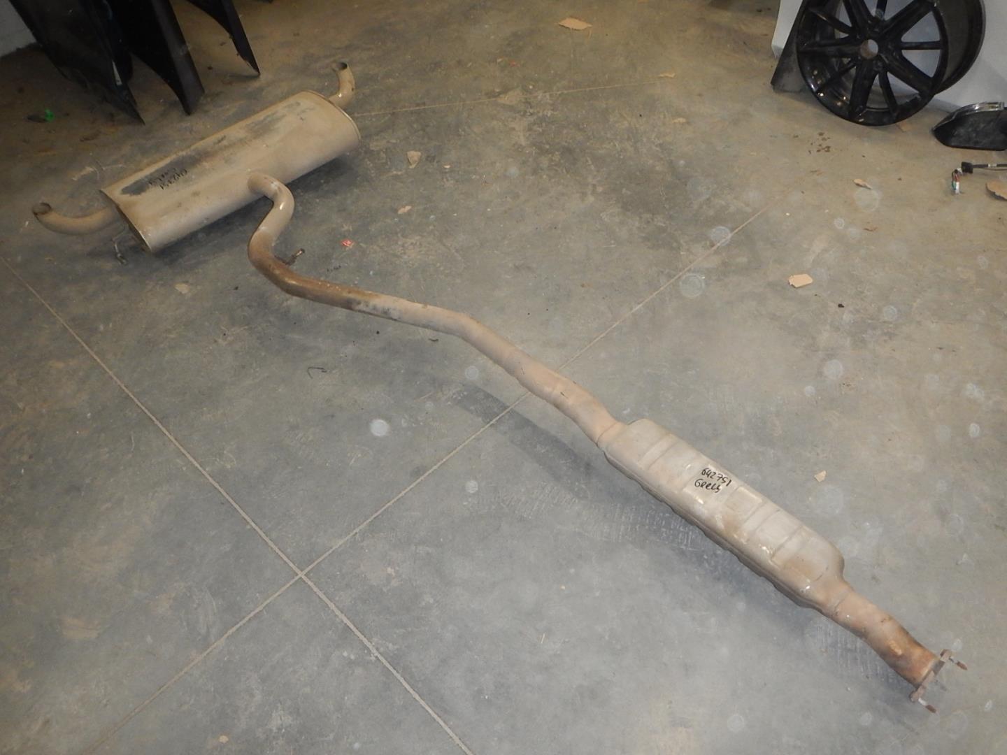 Глушитель основной / задняя часть