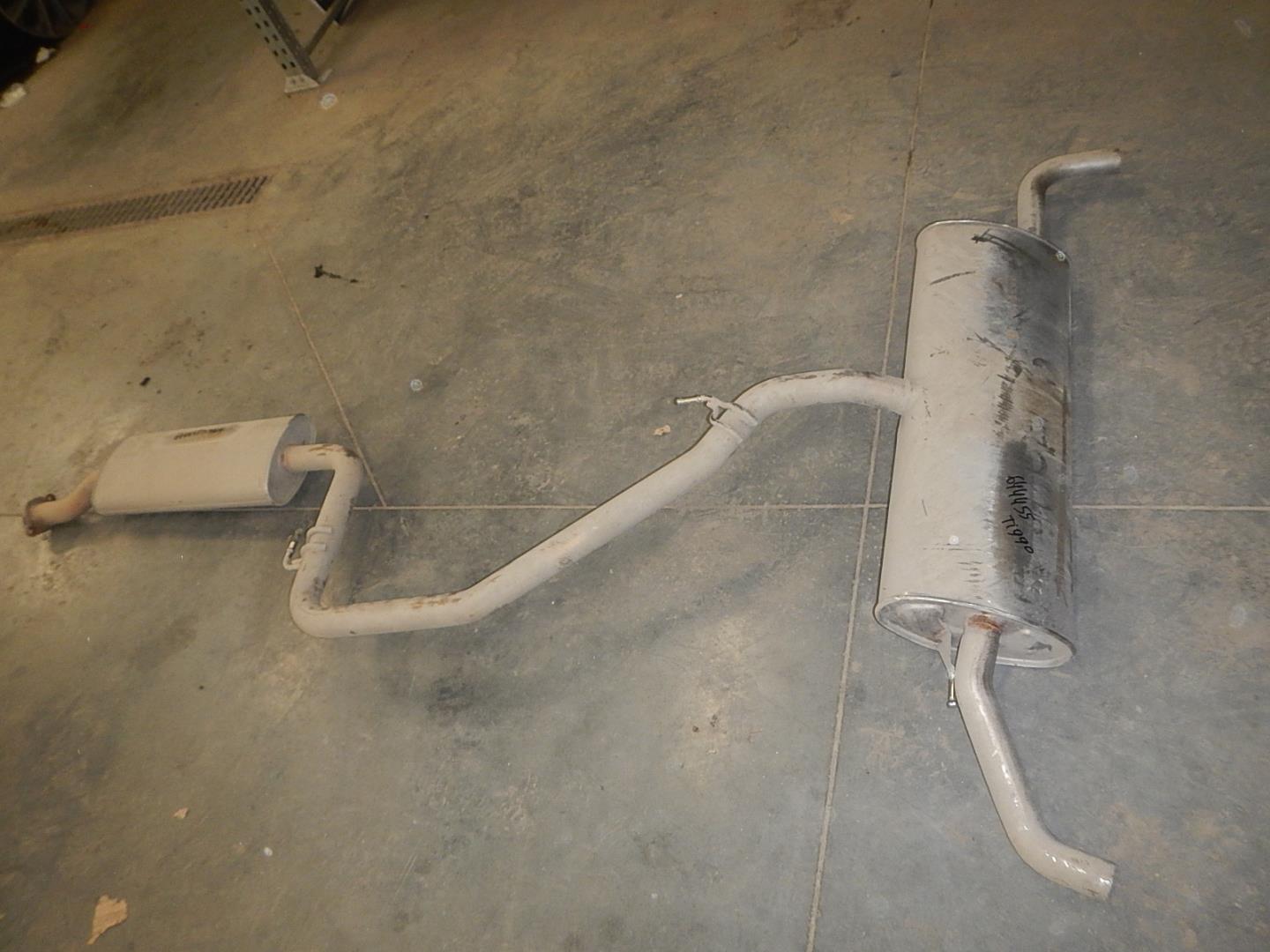 Глушитель основной / задняя часть