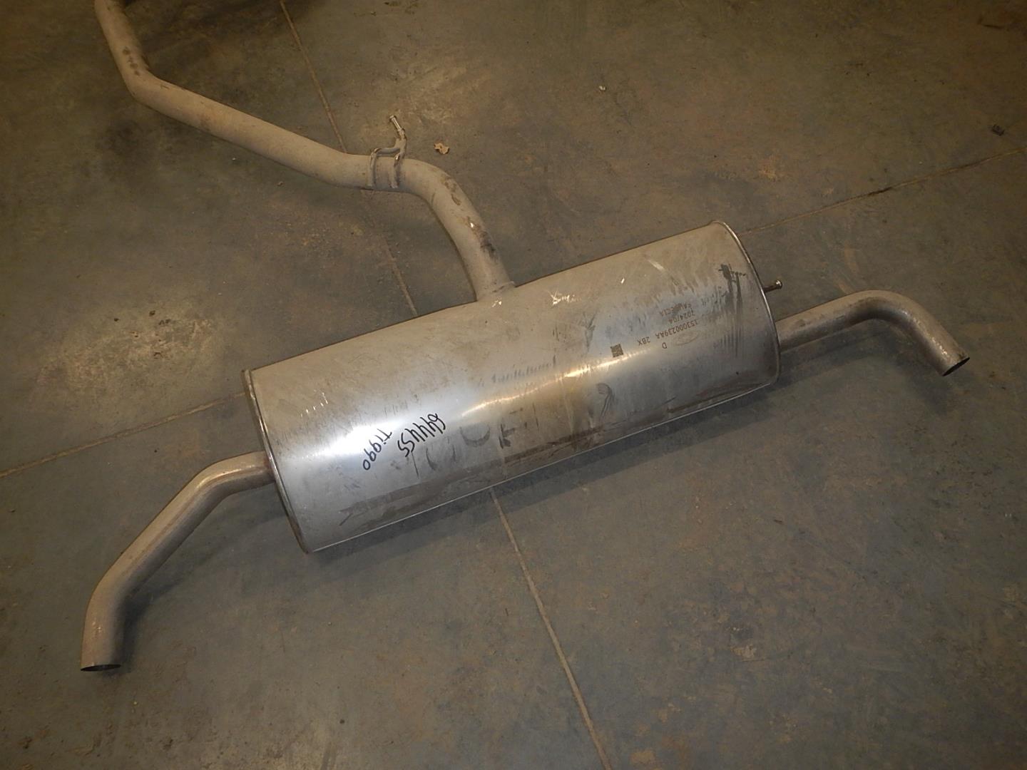 Глушитель основной / задняя часть