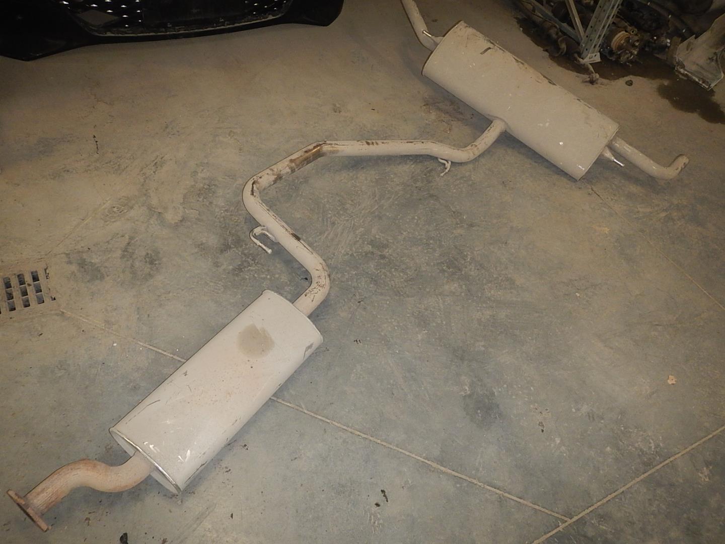 Глушитель основной / задняя часть