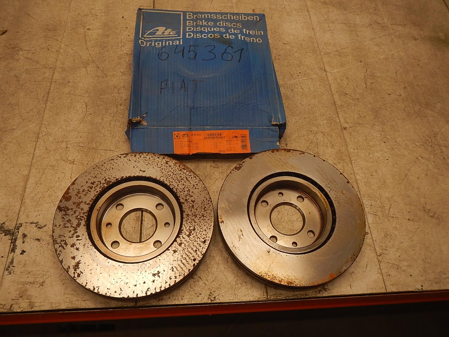 Диск тормозной передний вентилируемый