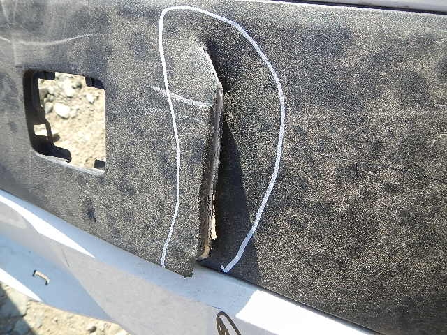 Бампер задний