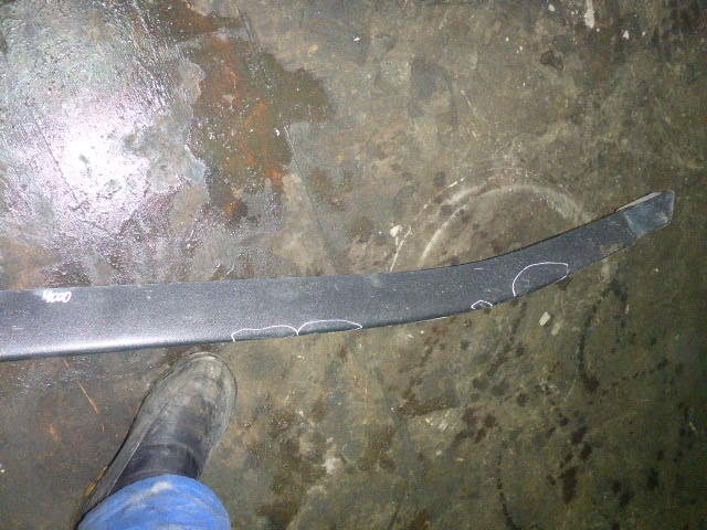 Накладка на порог (наружная)