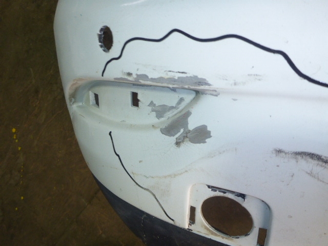 Бампер задний