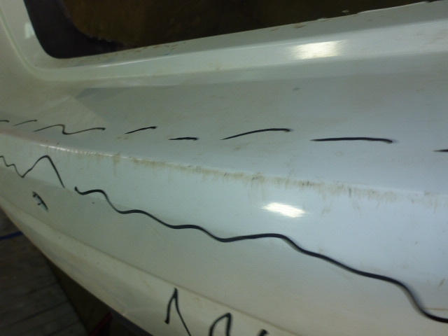 Бампер задний