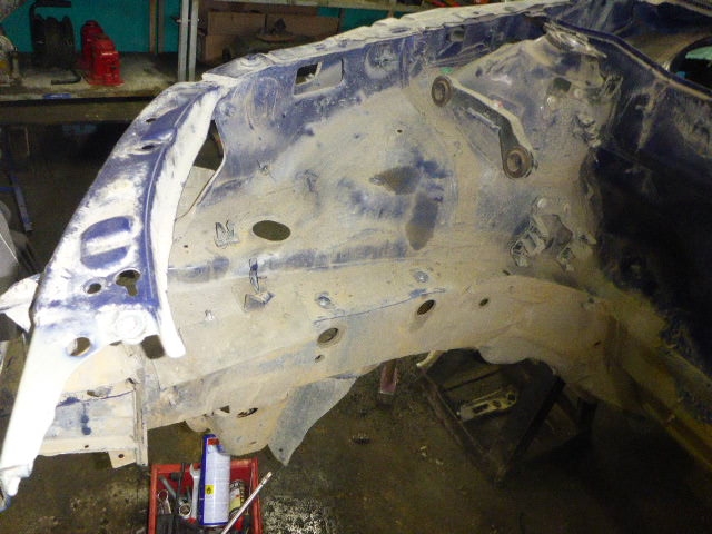 Лонжерон передний правый