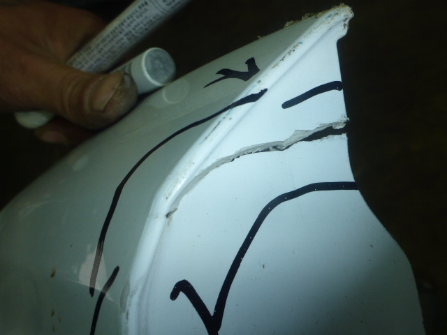 Накладка двери багажника