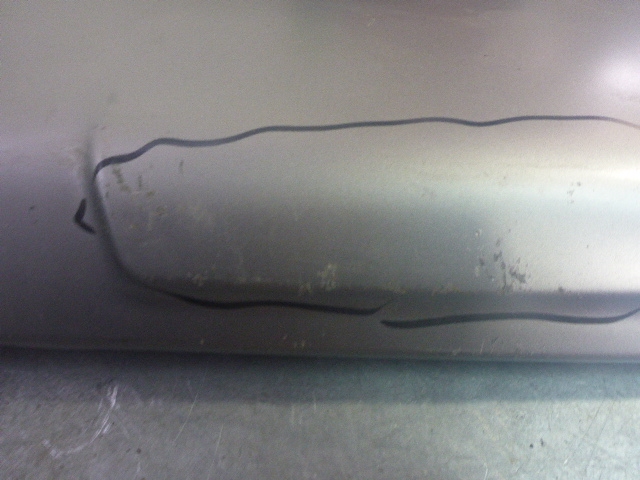 Накладка заднего бампера