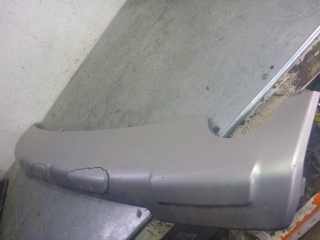 Накладка заднего бампера