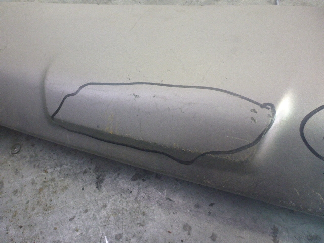 Накладка заднего бампера