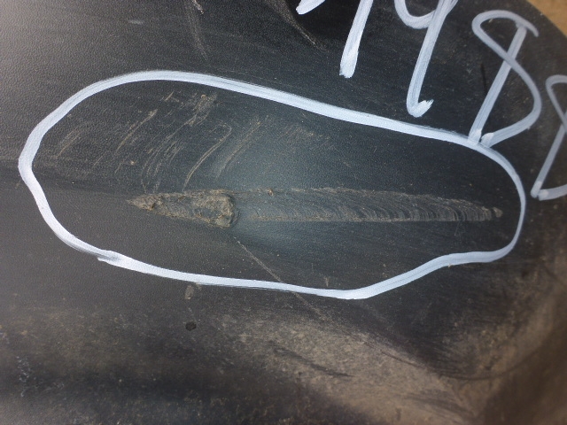 Юбка задняя