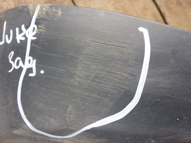 Юбка задняя