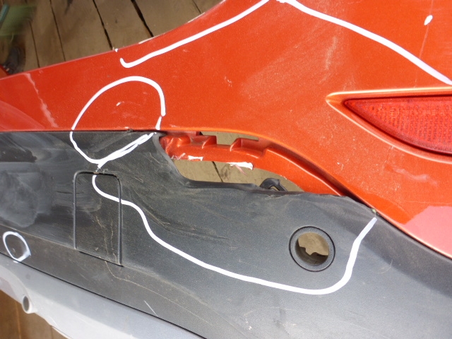 Бампер задний