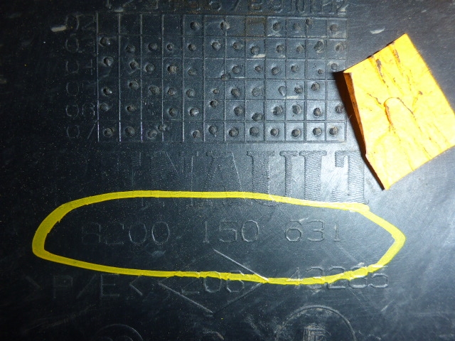 Накладка заднего бампера левая