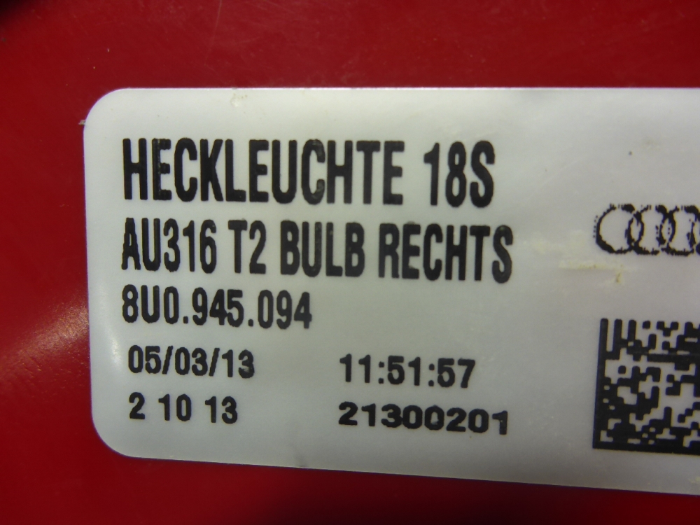 Фонарь задний правый