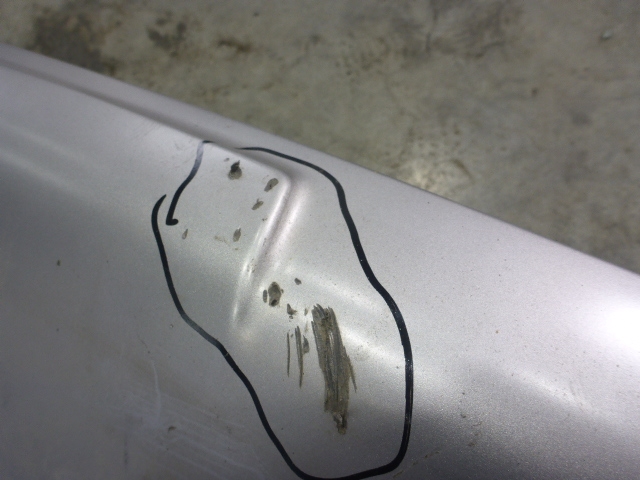 Накладка заднего бампера