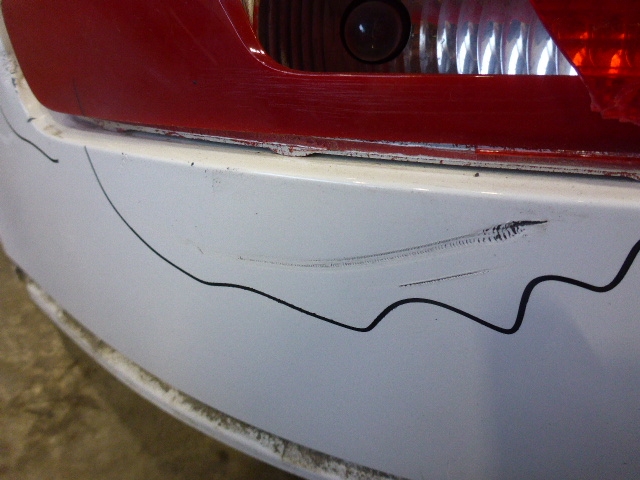 Бампер задний