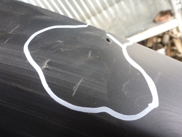 Юбка задняя