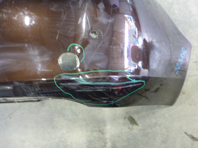 Бампер задний