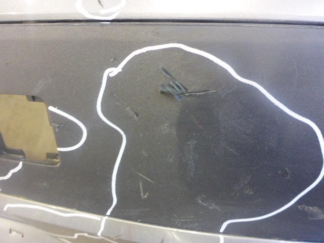 Бампер задний