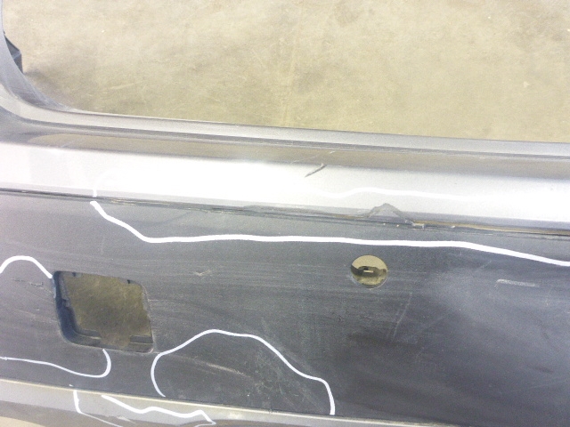 Бампер задний