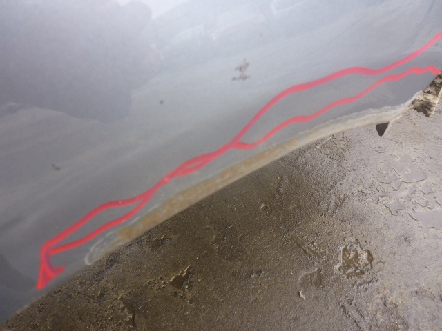 Крыло заднее левое