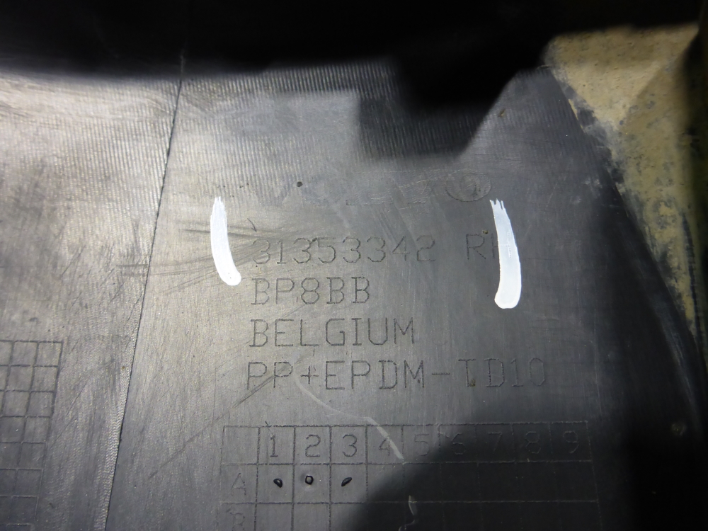 Накладка переднего бампера правая