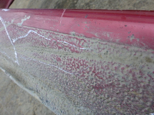 Порог со стойкой правый